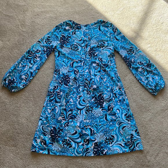 Lilly Pulitzer Blue Dress - Size Small - Picture 10 of 13
